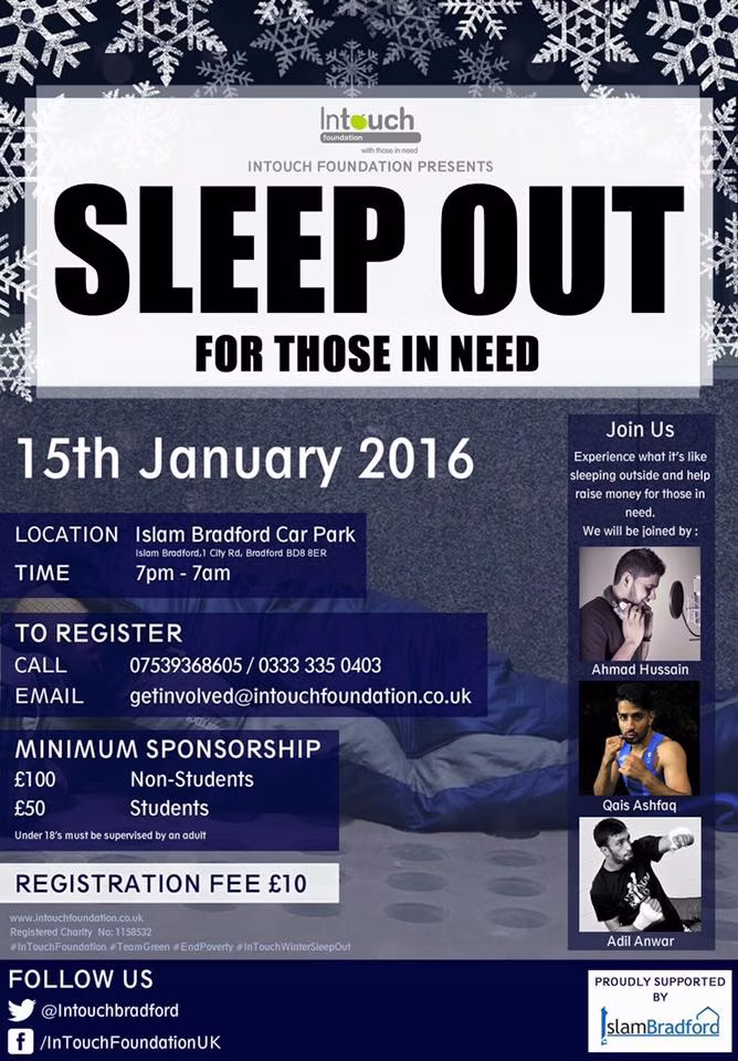 Sleep Out Event